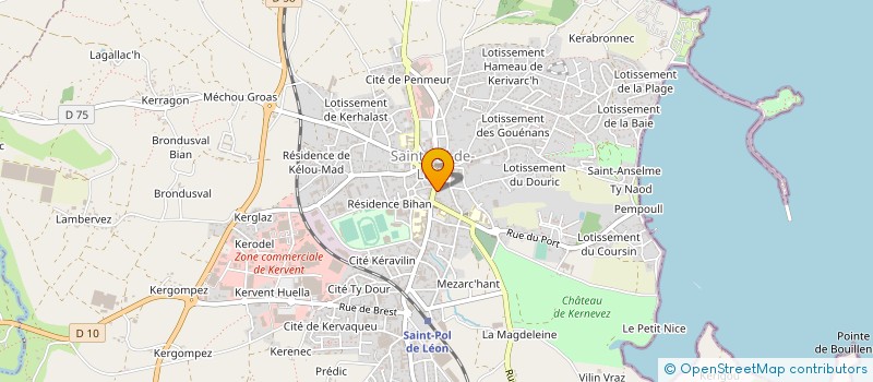 localisation de l'entreprise MADAME MARIE RIOU  SAINT-POL-DE-LEON