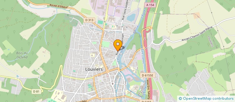 localisation de l'entreprise MADAME MARIE RIOU  LOUVIERS
