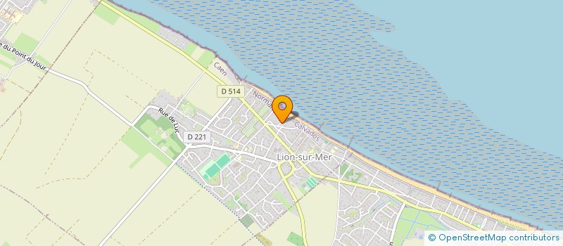 localisation de l'entreprise MADAME MARIE RIQUIER  LION-SUR-MER