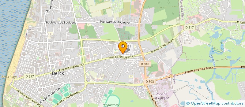 localisation de l'entreprise MADAME MARIE RIVET  BERCK