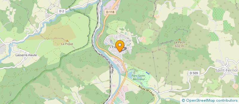 localisation de l'entreprise MADAME MARIE RIVIE à QUILLAN