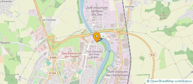 localisation de l'entreprise MADAME MARIE RIVIER à AUXERRE