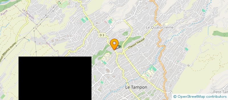 localisation de l'entreprise MADAME MARIE RIVIERE à LE TAMPON