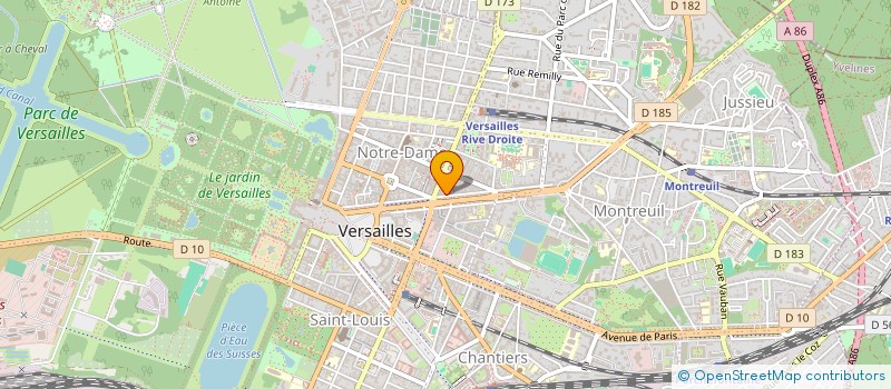 localisation de l'entreprise MADAME MARIE RIVOAL à VERSAILLES