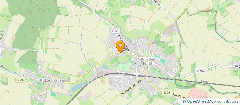 localisation de l'entreprise MADAME MARIE ROBERT  SOULTZ-SOUS-FORETS