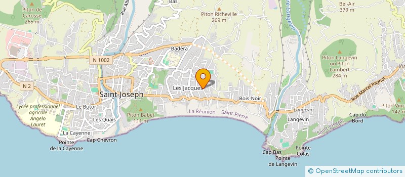 localisation de l'entreprise MADAME MARIE ROBERT à SAINT-JOSEPH