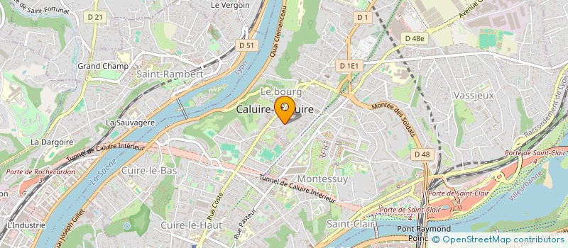 localisation de l'entreprise MADAME MARIE ROBERT à CALUIRE-ET-CUIRE