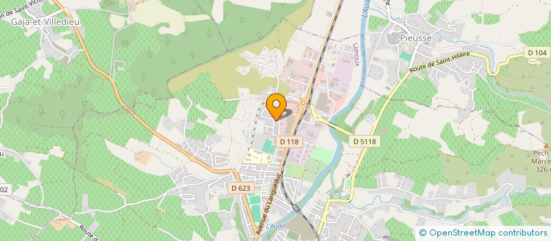 localisation de l'entreprise MADAME MARIE ROBERT  LIMOUX