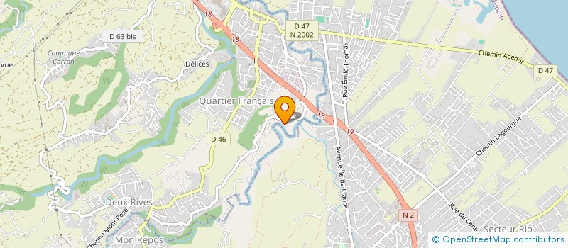 localisation de l'entreprise MADAME MARIE ROBERT  SAINTE-SUZANNE