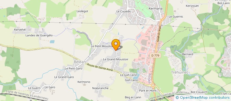 localisation de l'entreprise MADAME MARIE ROBIC  PLESCOP