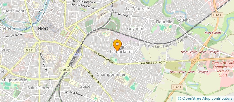 localisation de l'entreprise MADAME MARIE ROBIN à NIORT