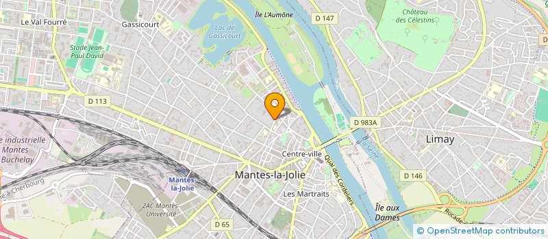 localisation de l'entreprise MADAME MARIE ROBIN  MANTES-LA-JOLIE