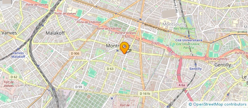 localisation de l'entreprise MADAME MARIE ROBIN à BAGNEUX