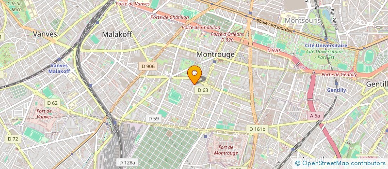 localisation de l'entreprise MADAME MARIE ROBION à MONTROUGE