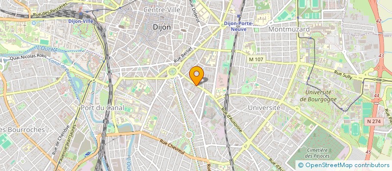 localisation de l'entreprise MADAME MARIE ROCHA  DIJON