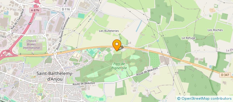 localisation de l'entreprise MADAME MARIE ROCHARD  SAINT-BARTHELEMY-D ANJOU