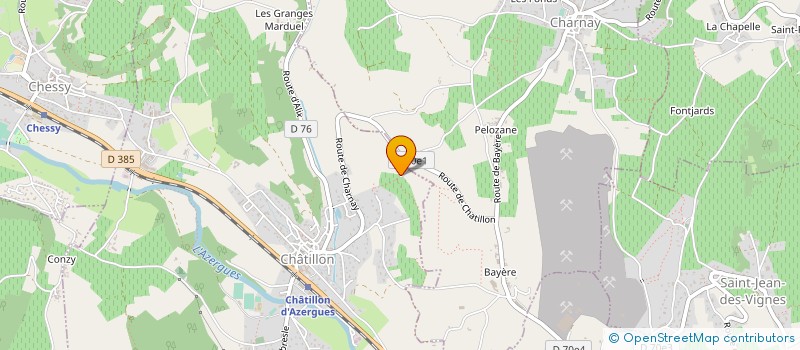 localisation de l'entreprise MADAME MARIE ROCHE à CHATILLON