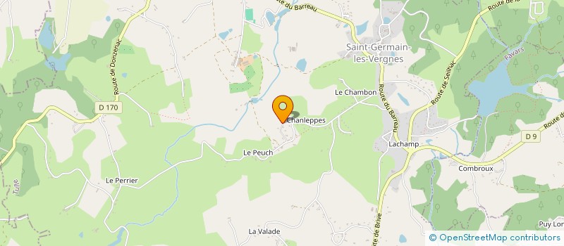 localisation de l'entreprise MADAME MARIE ROCHE à SAINT-GERMAIN-LES-VERGNES