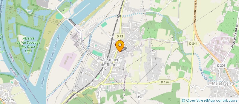 localisation de l'entreprise MADAME MARIE ROCHE  CHATEAUNEUF-DU-RHONE