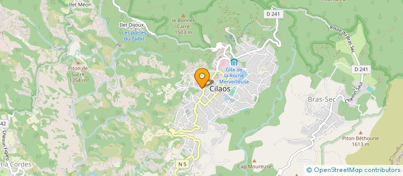 localisation de l'entreprise MADAME MARIE ROCHEFEUILLE à CILAOS