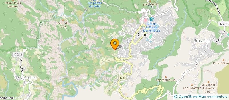 localisation de l'entreprise MADAME MARIE ROCHEFEUILLE à CILAOS
