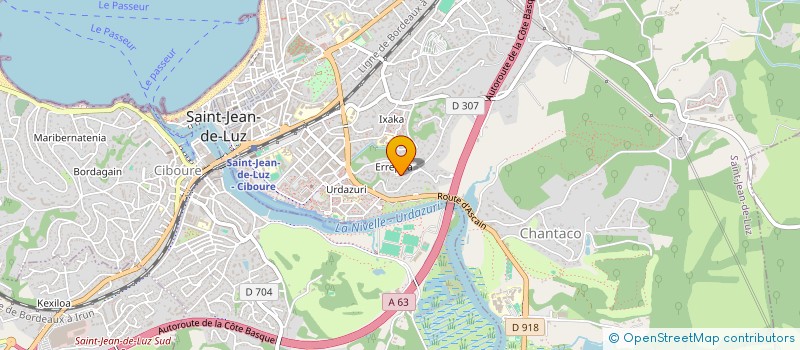 localisation de l'entreprise MADAME MARIE ROCHER à SAINT-JEAN-DE-LUZ