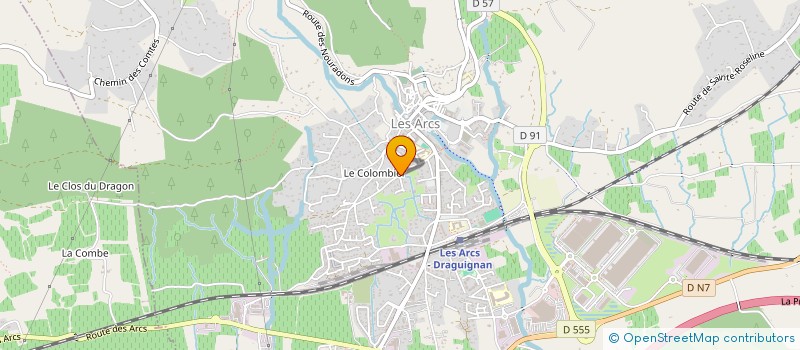 localisation de l'entreprise MADAME MARIE RODINGER à LES ARCS