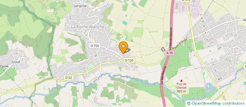 localisation de l'entreprise MADAME MARIE RODRIGUES  LA ROCHE-BLANCHE