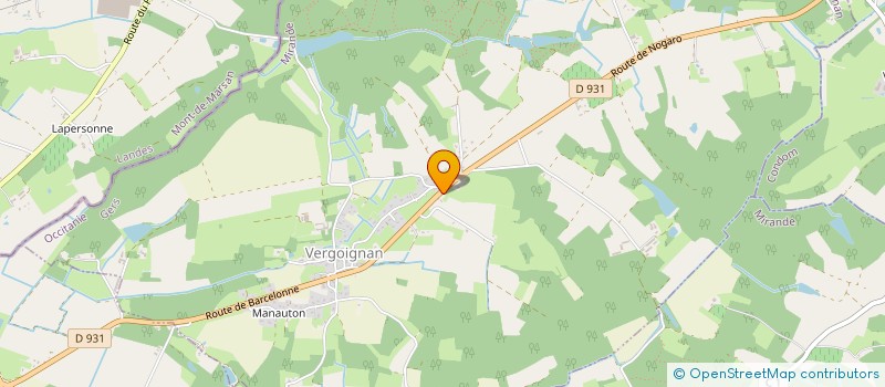localisation de l'entreprise MADAME MARIE RODRIGUES  VERGOIGNAN