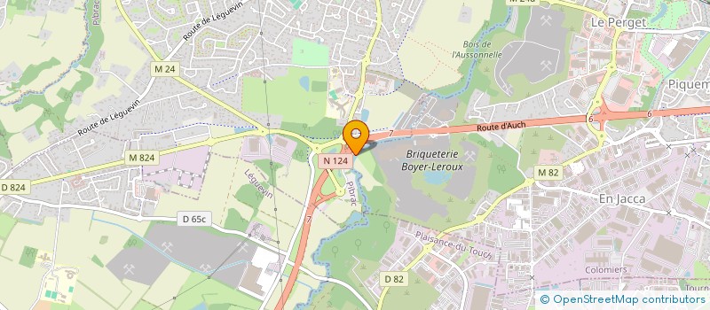 localisation de l'entreprise MADAME MARIE RODRIGUEZ  PIBRAC