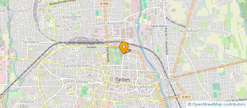 localisation de l'entreprise MADAME MARIE RODRIGUEZ  TARBES