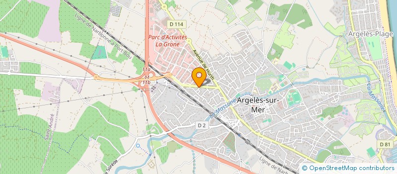 localisation de l'entreprise MADAME MARIE ROFES  ARGELES-SUR-MER