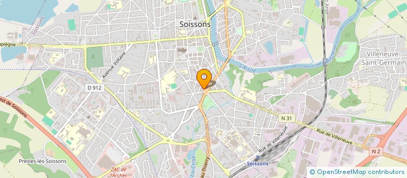 localisation de l'entreprise MADAME MARIE ROFFE à SOISSONS