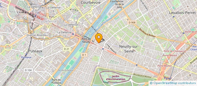 localisation de l'entreprise MADAME MARIE ROGERS à NEUILLY-SUR-SEINE