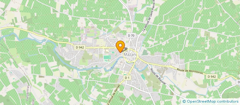 localisation de l'entreprise MADAME MARIE ROGIER  MAZAN