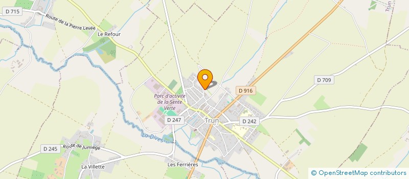localisation de l'entreprise MADAME MARIE ROINEL à TRUN