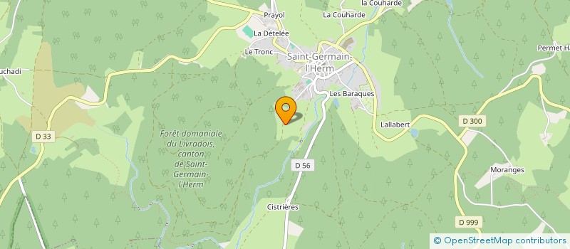 localisation de l'entreprise MADAME MARIE ROIRON  SAINT-GERMAIN-L HERM