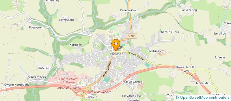 localisation de l'entreprise MADAME MARIE ROLLAND  PLEYBEN