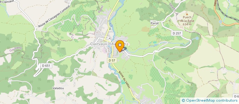 localisation de l'entreprise MADAME MARIE ROLLAND  SALLES-LA-SOURCE