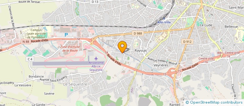 localisation de l'entreprise MADAME MARIE ROLLAND  LE SEQUESTRE