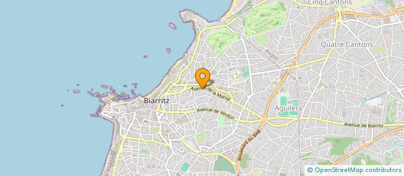 localisation de l'entreprise MADAME MARIE ROLLE à BIARRITZ