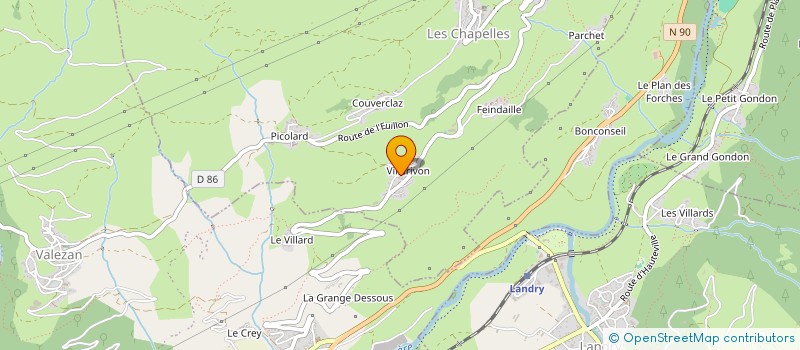 localisation de l'entreprise MADAME MARIE ROLLIER  BOURG-SAINT-MAURICE