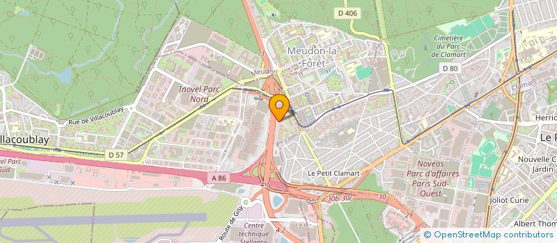 localisation de l'entreprise MADAME MARIE ROLLIN  VELIZY-VILLACOUBLAY