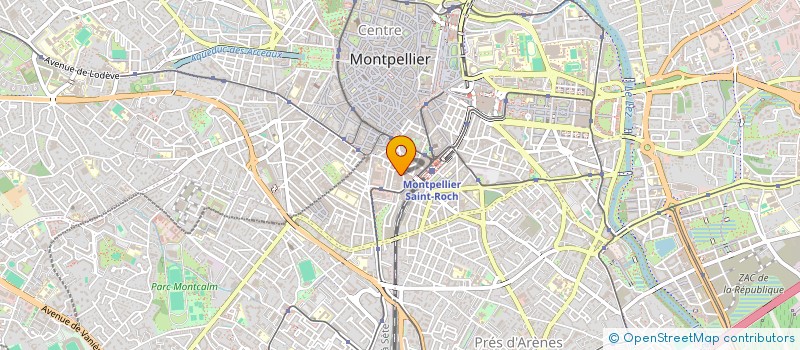 localisation de l'entreprise MADAME MARIE ROMERO à MONTPELLIER