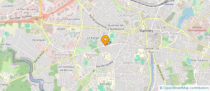 localisation de l'entreprise MADAME MARIE RONCO à VANNES