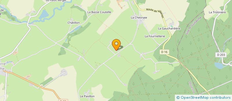 localisation de l'entreprise MADAME MARIE RONDEAU à VIMARTIN-SUR-ORTHE