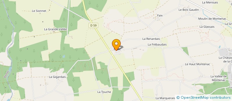 localisation de l'entreprise MADAME MARIE RONDOUIN  LANGON