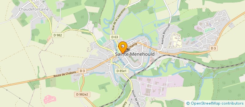 localisation de l'entreprise MADAME MARIE ROSATI à SAINTE-MENEHOULD