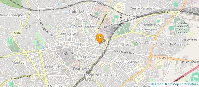 localisation de l'entreprise MADAME MARIE ROSE ALTAVILLA  NIMES