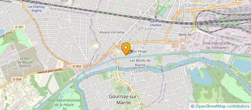 localisation de l'entreprise MADAME MARIE ROSE BAZILE  CHELLES